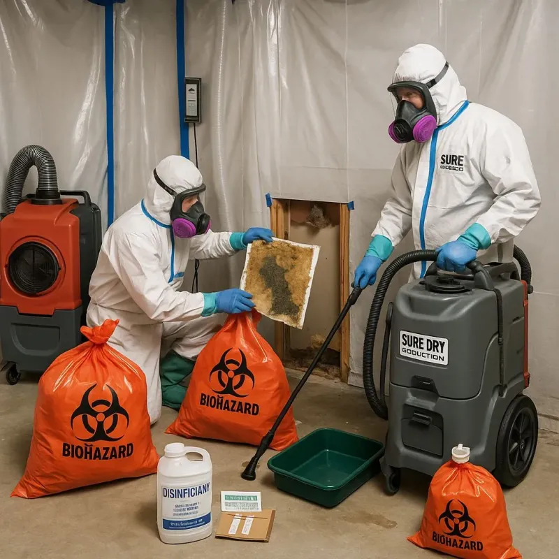 Contaminated Water Handling Protocols process in Carmel, ME